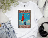 Some Girls Flight Attendant T-Shirt