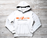 Braniff Airlines - THE B LINE Unisex Embroidered Hooded Sweatshirt