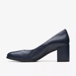 Freva 55 Court Black Leather by Clarks