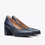 Freva 55 Court Black Leather by Clarks
