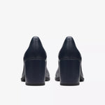 Freva 55 Court Black Leather by Clarks