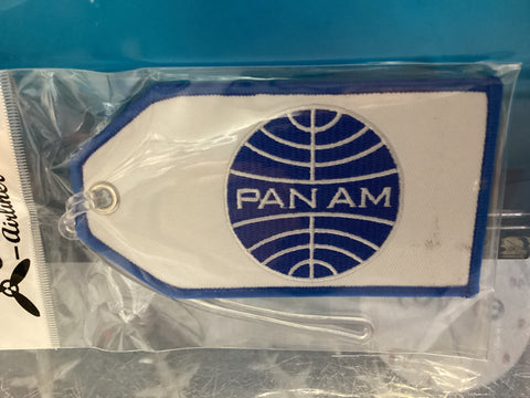 Embroidered Bag Tag Pan Am-Pan Am