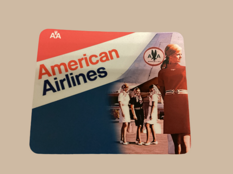 AA Vintage Stewardess Mousepad