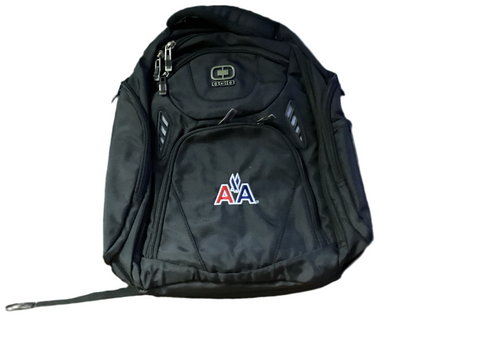 Ogio Mercur Black Backpack with Old AA Logo