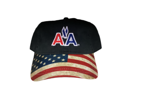 Old AA Flag Cap-Antique Full Bill