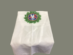 AA 1930's Logo Apron w/Holiday Wreath