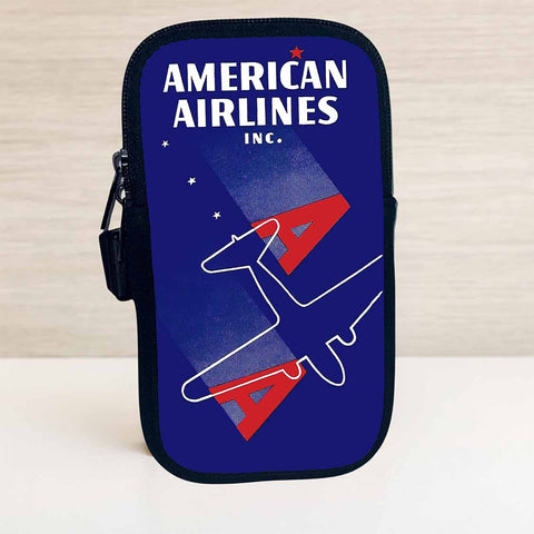 American Airlines 1930's Ticket Jacket Travel Pouch