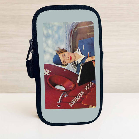 AA 1950's Flight Attendant Travel Pouch