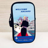 AA Welcome Aboard Vintage Travel Pouch
