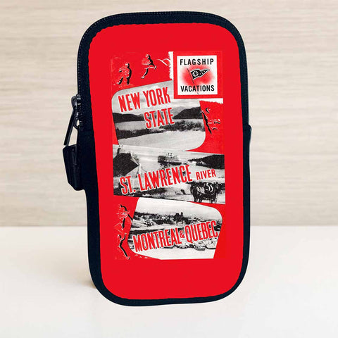 AA Flagship Vacation Vintage Travel Pouch