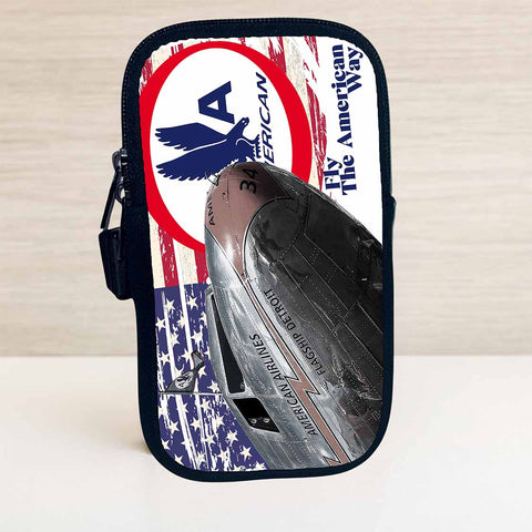 AA Flagship Detroit Vintage Travel Pouch