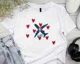 Valentine AA 1934 Logo Heart T-Shirt