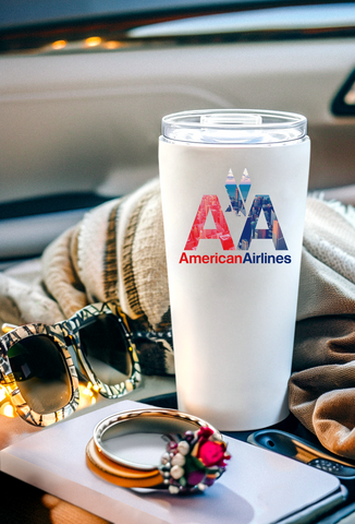 AA 1968 - DFW City View - Bag Sticker Tumbler