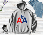 American Airlines 1968 Logo Embroidered Full Chest Hoodie