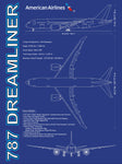 AA 787 Schematic T-Shirt