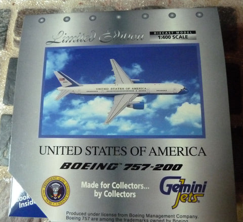 United States of America 757-200  80001  Air Force Two  Gemini 1:400