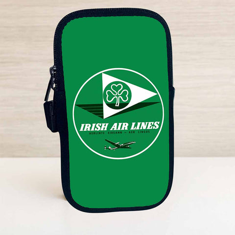 Aer Lingus Irish Airlines 1950's Vintage Bag Sticker Travel Pouch