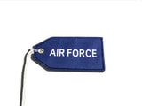 Embroidered Air Force Bag Tag