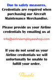 PSA Aircraft Maintenance Unisex Sweatshirt *CREDENTIALS REQUIRED*