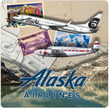Alaska Flight Stamped