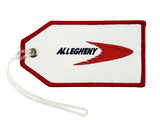 Embroidered Allegheny Airlines Red Logo Bag Tag