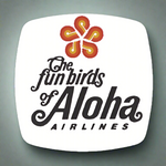 Aloha Airlines Funbirds Logo Magnet