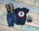 Grenouillère bébé logo American Airlines 1962