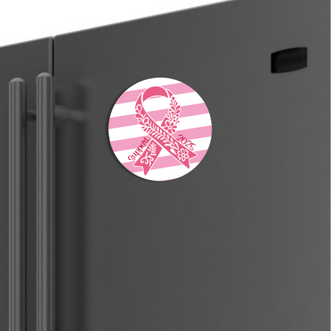 Breast Cancer Ribbon 2025 Magnet