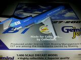 Braniff International 727-200  Blue N412BN Gemini 1:400