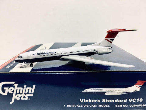 BOAC Vickers Standard VC10  G-ARVH  Gemini 1:400 (GJBAW687)