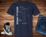 AA 777 Schematic T-Shirt