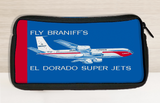 Braniff International El Dorado Super Jets Autocollant de sac Pochette de voyage