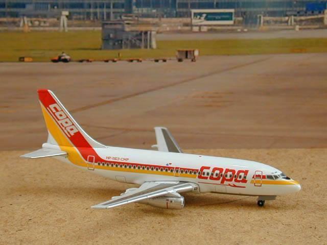 COPA 737-200 HP-1163-CMP 1:400 Scale Made by the Seattle Model Company ...