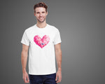 Valentine Cloud Heart & Plane T-Shirt SoftStyle