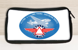 Trousse de voyage autocollante vintage Delta Air Lines années 1930