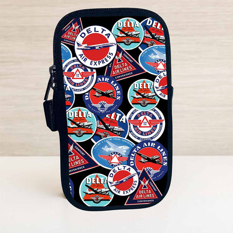 Delta Collage Travel Pouch