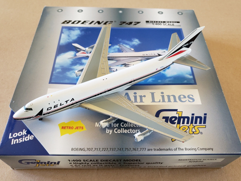 Delta Air Lines Boeing 747-100 N9896 Gemini Jets 1:400