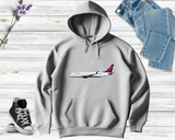 Delta Airlines Livery Hooded Sweatshirt