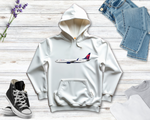 Delta Airlines Livery Hooded Sweatshirt