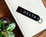 Embroidered Delta Logo Key Tag