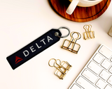 Embroidered Delta Logo Key Tag