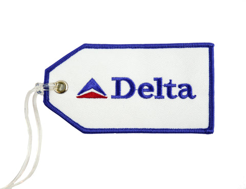 Embroidered Delta Air Lines Logo Bag Tag