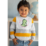 Valentine's - Dino Love Baby Bib