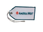 America West Airlines Last Logo Bag Tag