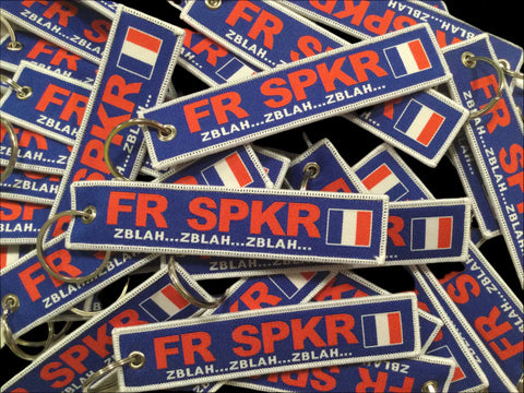 FRENCH SPKKRR Luggage Tag