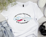 Retired Flight Attendant Tshirt