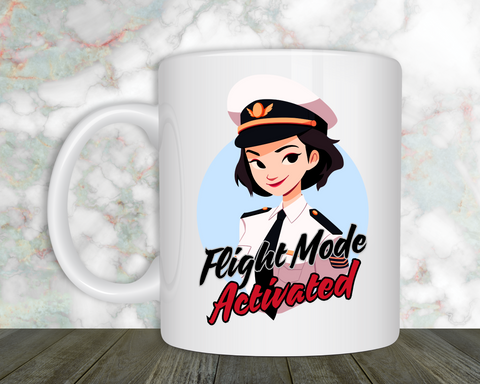 Pilot Flight Mode Activated Coffee Mug - Version 2