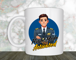 Pilot Flight Mode Activated Coffee Mug - Version 1