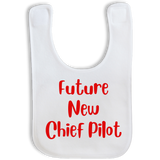Future Chief Pilot Baby Bib