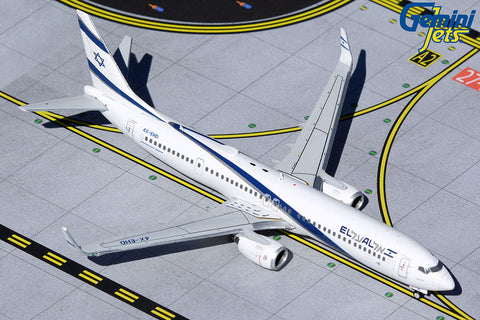 El Al 737-900ER  "Peace" Livery 4X-EHD  1:400 Scale by Gemini Jets